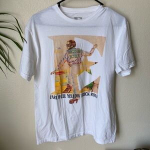 Elton John Follow the Yellow Brick Road Tour Tee Band Tee Size M Last Tour Shirt